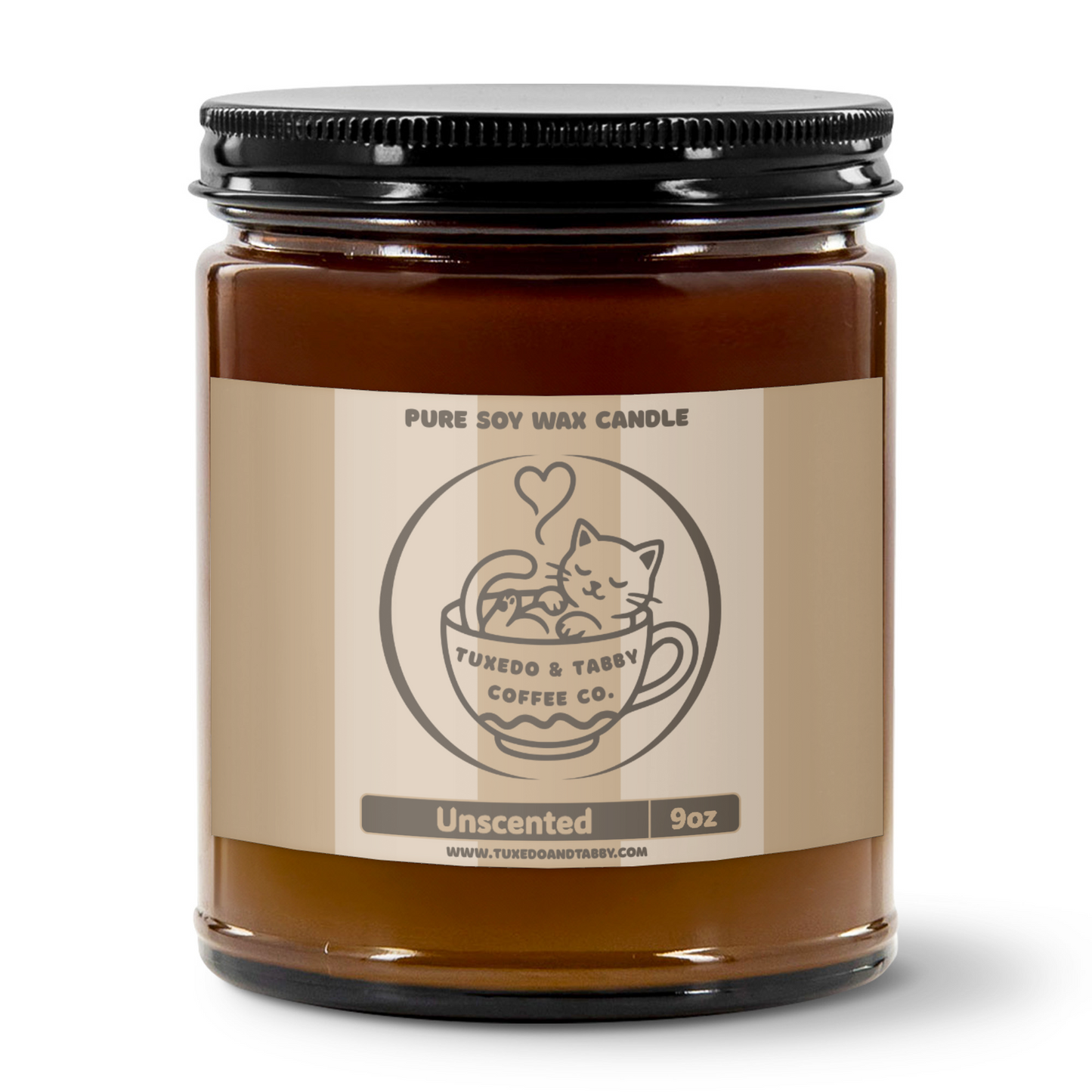 Unscented Premium Handcrafted Soy Candle 9oz