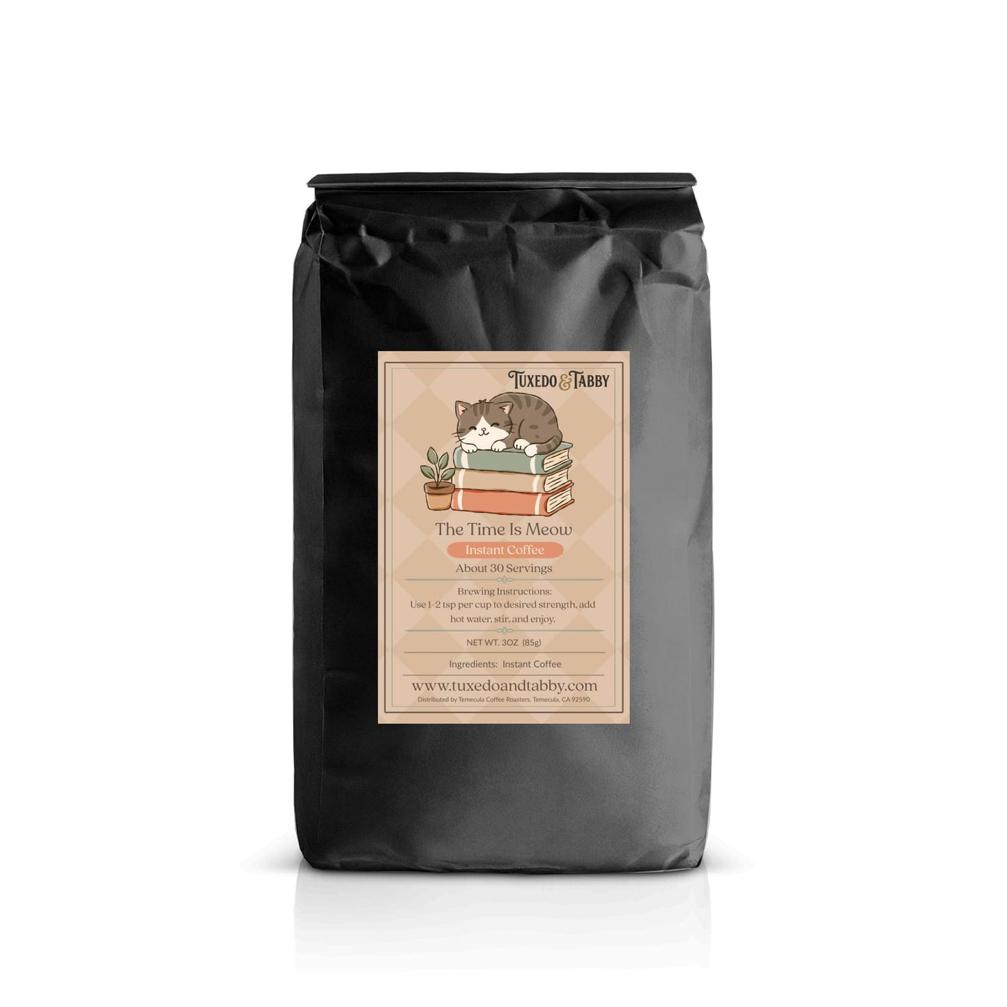 The Time is Meow - Instant Coffee
